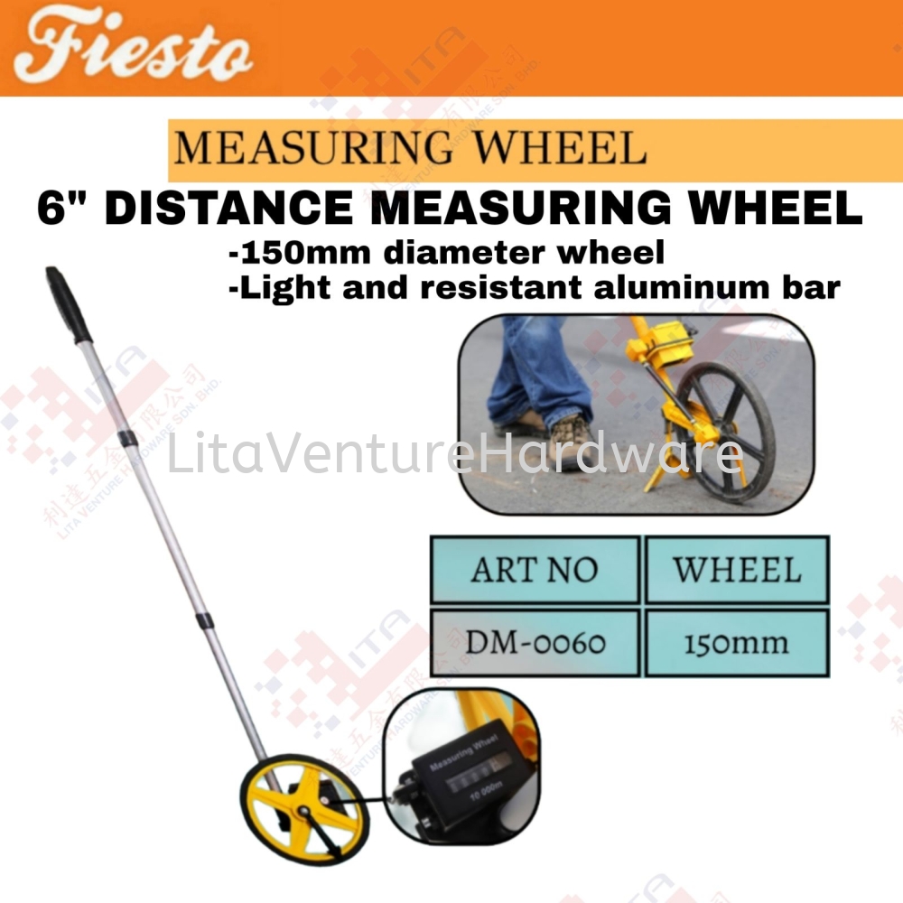FIESTO BRAND DISTANCE MEASURING WHEEL - DM0060