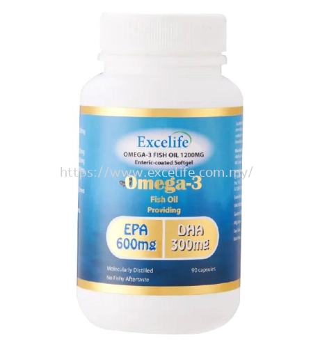 Excelife Omega-3 Fish Oil | Twin Pack (90 Capsules X 2)