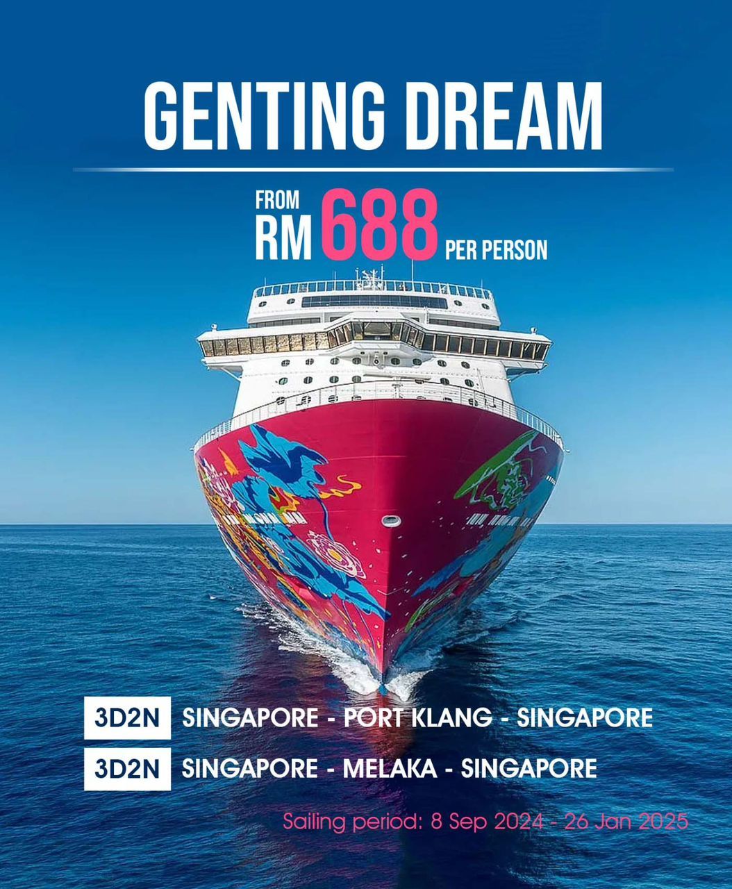 Genting Dream Cruise only From 688