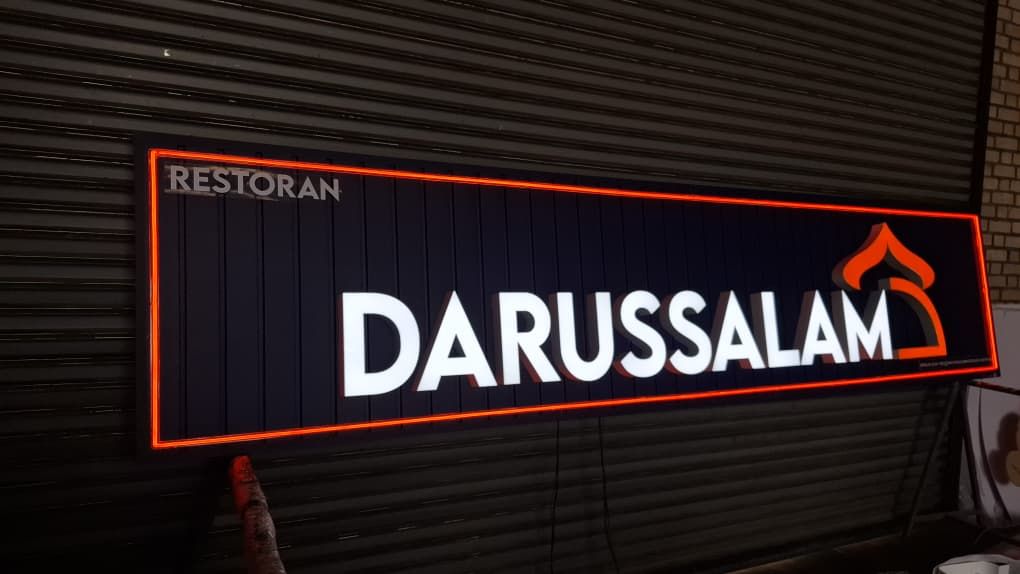 PEMBUAT PAPAN TANDA 3D LED FRONT-LIT TERSUAI DI PAHANG, TRIANG & KUANTAN