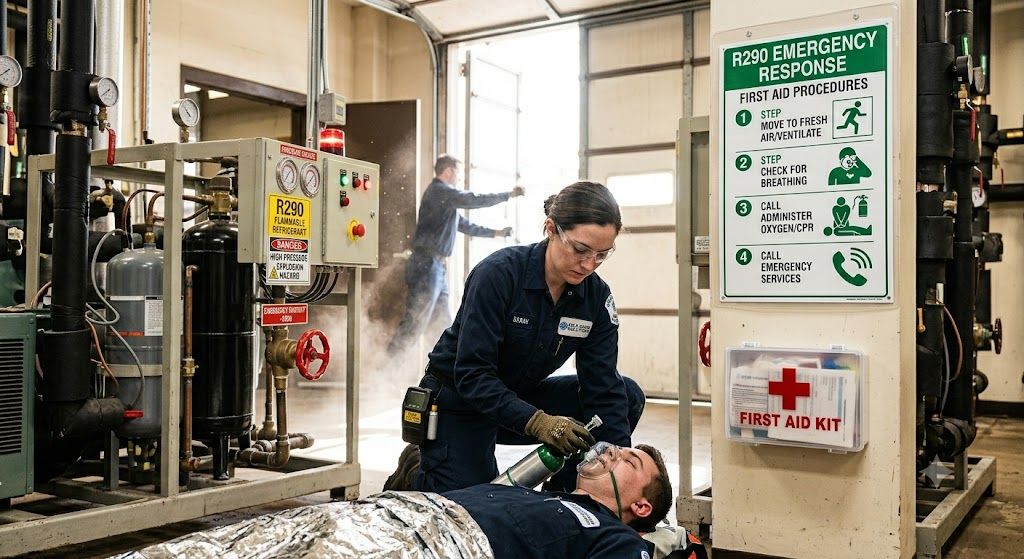 R290 first aid procedures