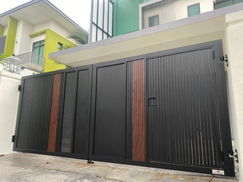 Latest Stainless Steel Aluminum Swing Auto Gate Designs Klang | Malaysia 