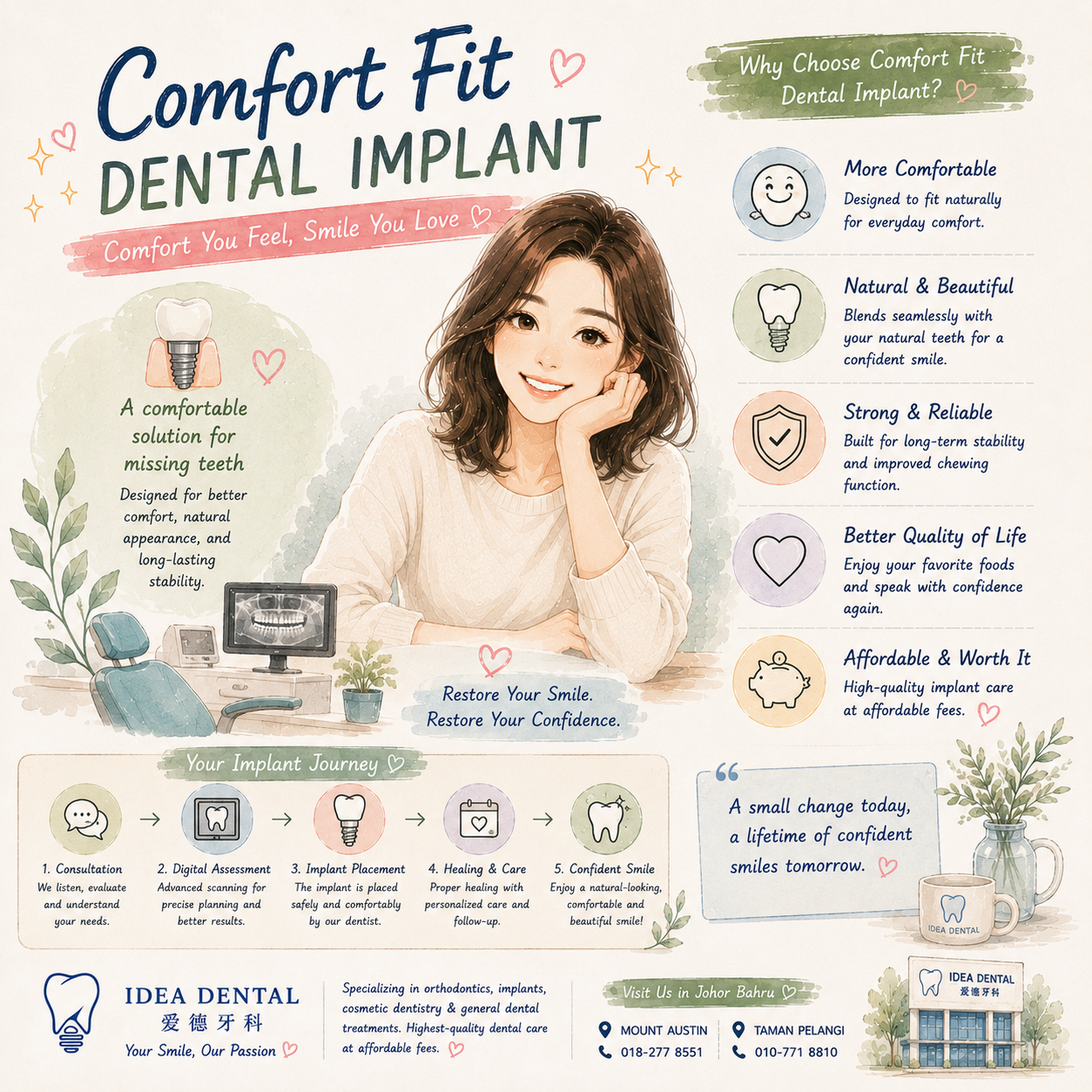 Comfort Fit Dental Implant