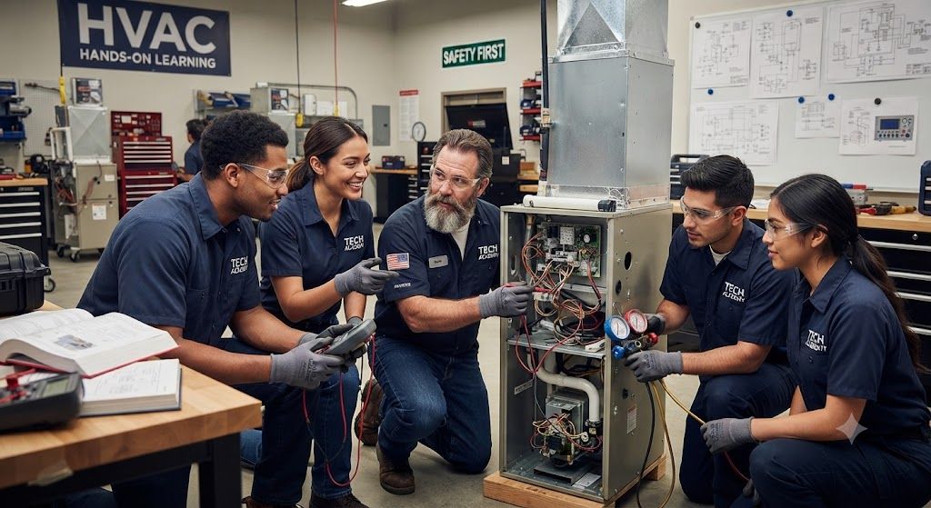HVAC service technician course