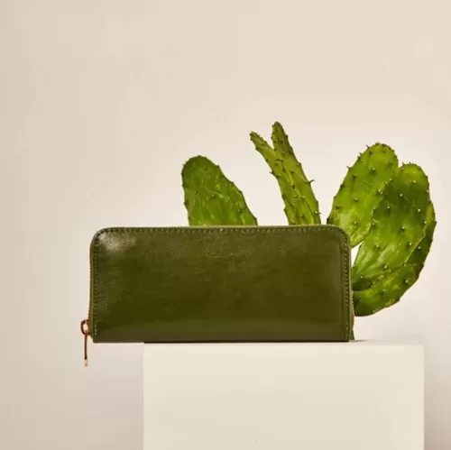 Eco Friendly Cactus Leather Long Wallet