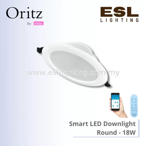 ORITZ by Imitos Smart LED Downlight Round 18W - LED AI-R-DL01 18W (Bluetooth/Tuya Smart) Remote Control RGB+CCT 