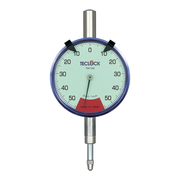 Teclock Dial Indicator, 1mm/0.01 – TM-102 (One Revolution Type)