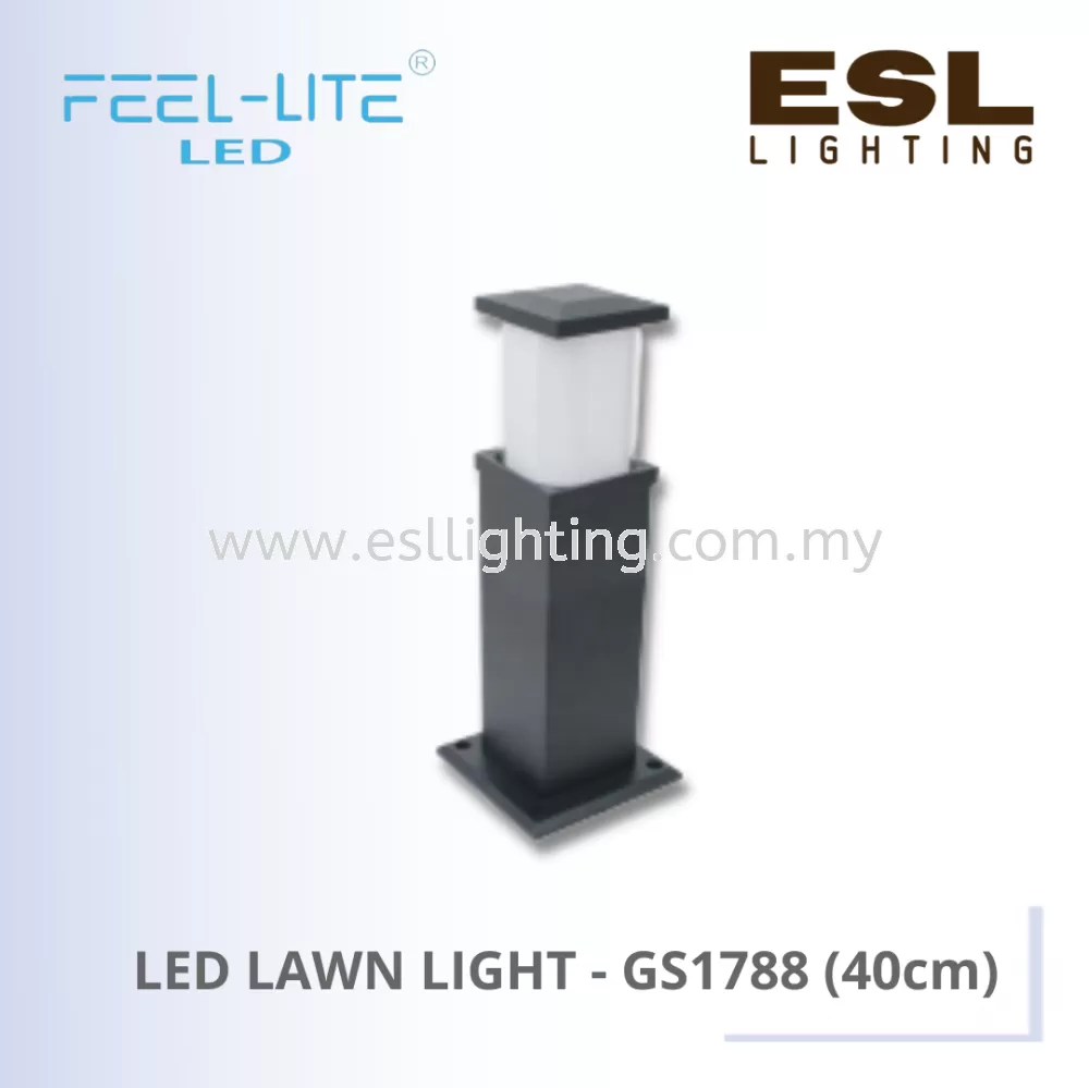 FEEL LITE LED LAWN LIGHT - GS1788 / 10W/15W/18W - 40CM IP65