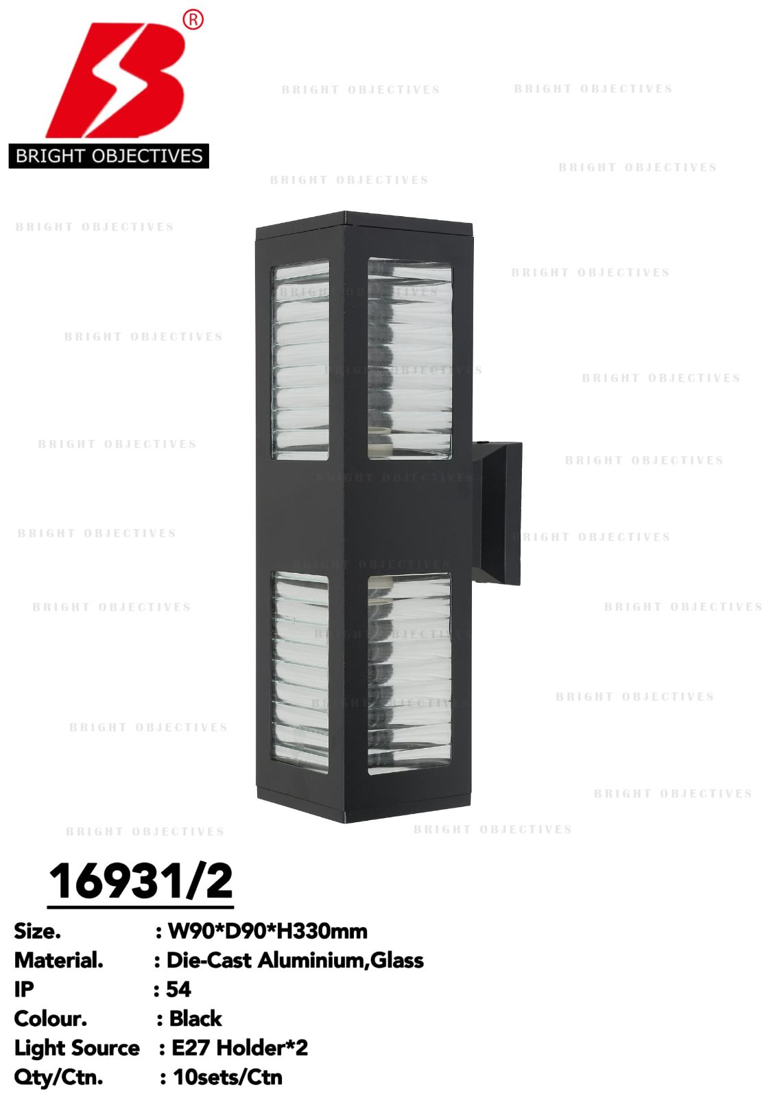 OUTDOOR LED WALL LAMP LIGHT - 16931/2