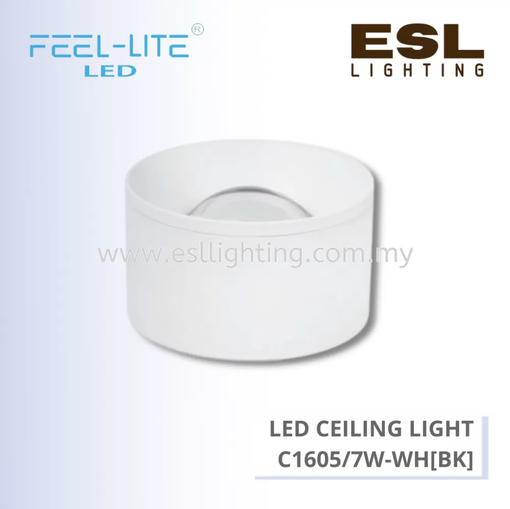 FEEL LITE LED CEILING LIGHT 7W - C1605/7W-WH(BK)