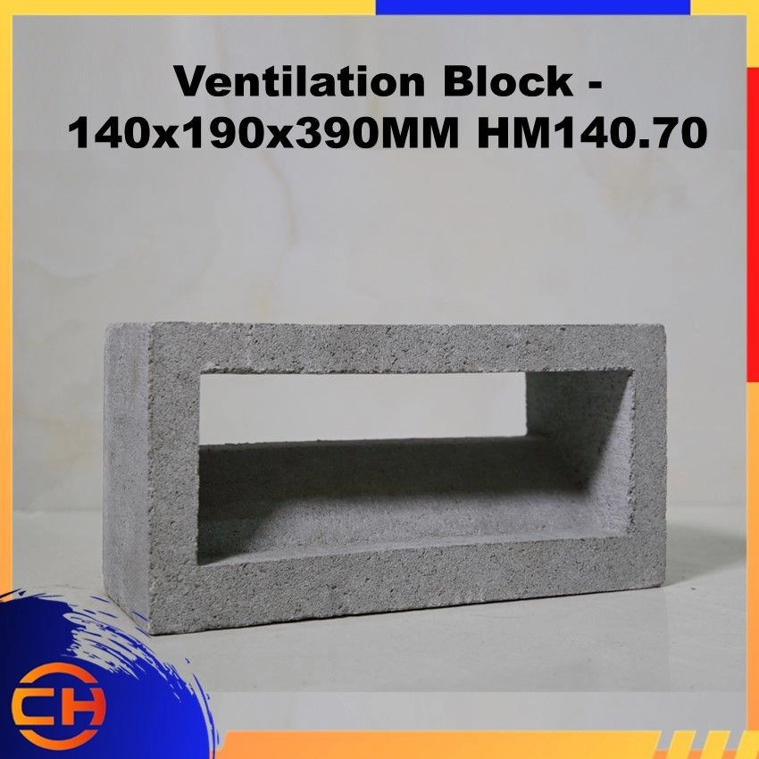 Ventilation Block - 140x190x390MM HM140.70