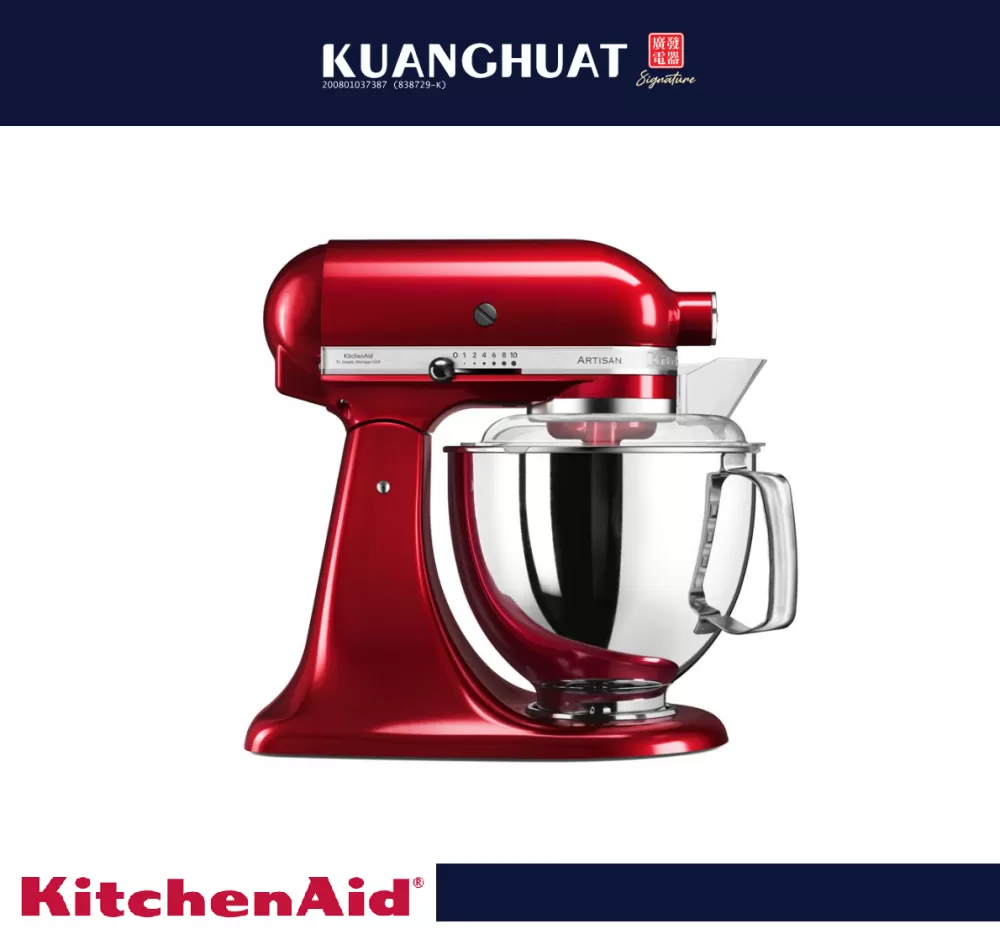 [PRE-ORDER 7 DAYS] KITCHENAID Candy Apple Red 4.8L Tilt Head Stand Mixer 5KSM175PSBCA