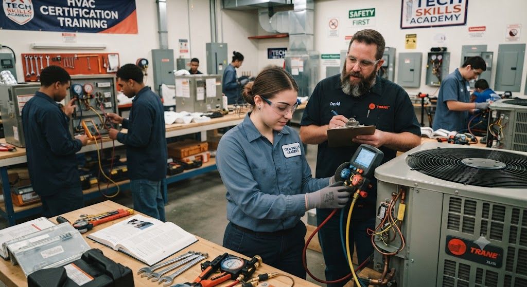 HVAC technician skills certification program