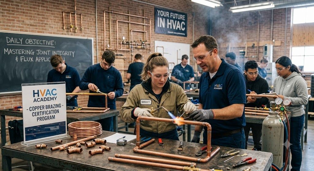 copper brazing HVAC training program