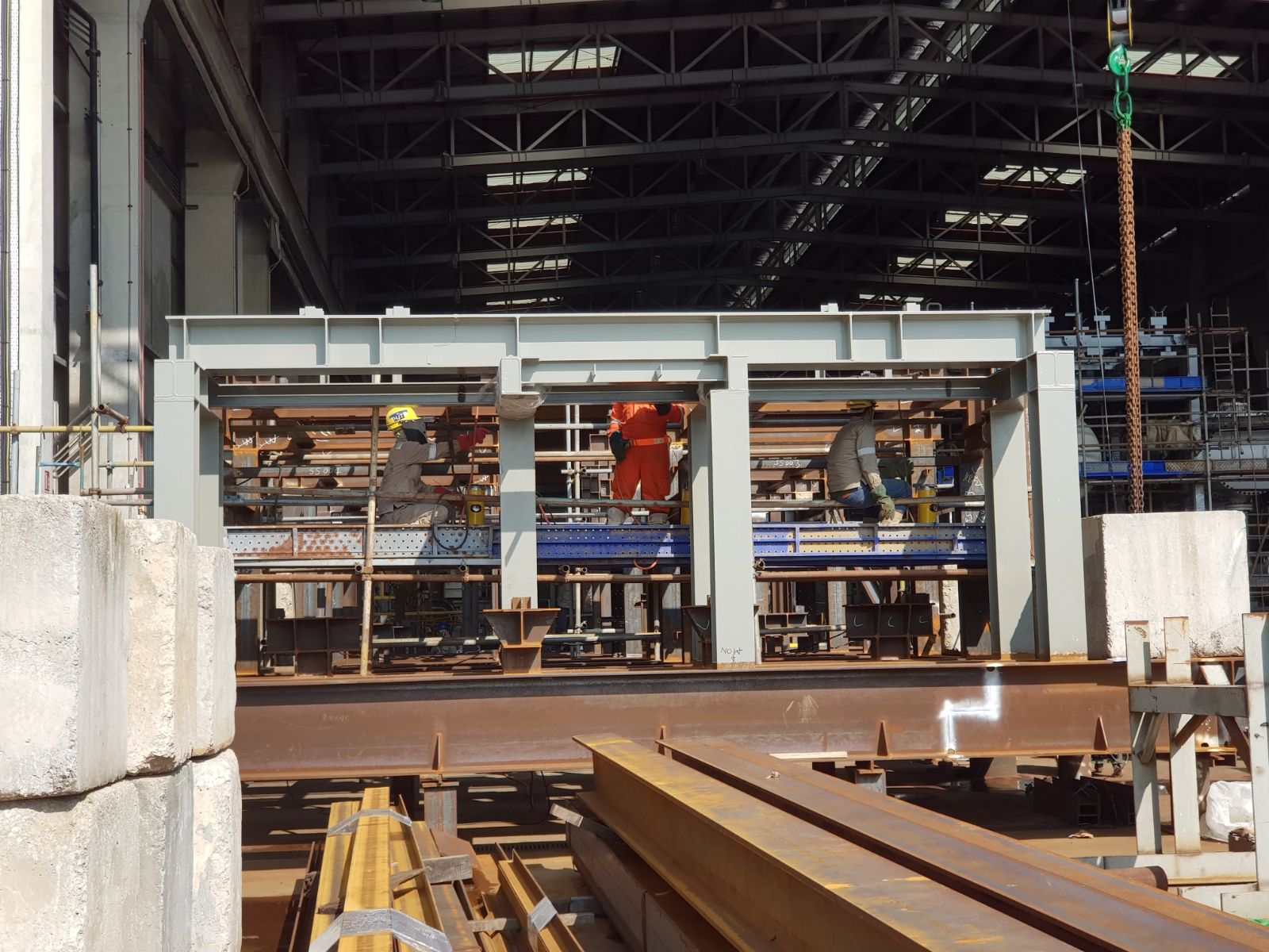 Mild Steel Platform Support Structure