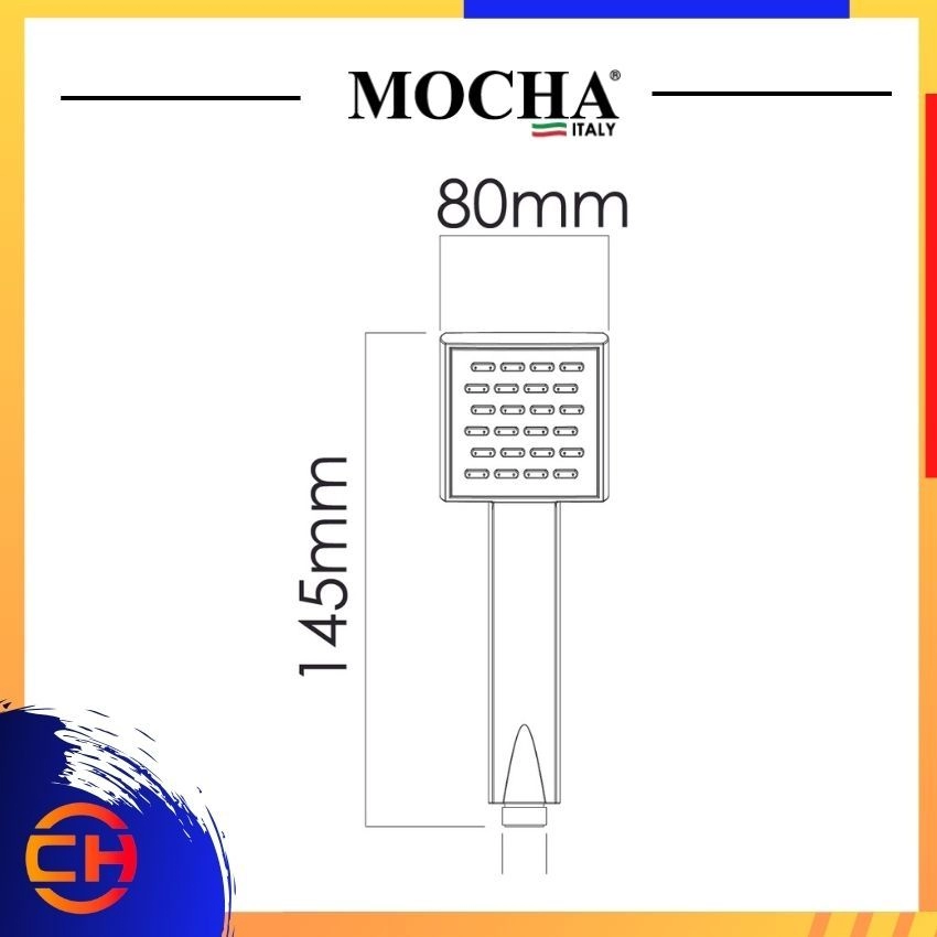  MOCHA MHS1090 Single Function ABS Hand Shower