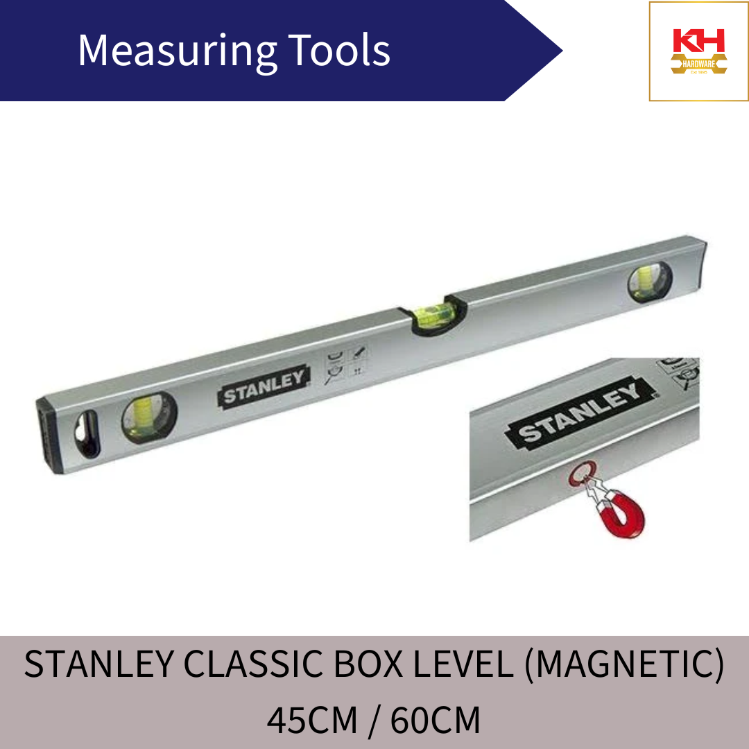 STANLEY Classic Box Level (Magnetic) 45CM / 60CM