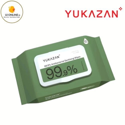 YUKA ZAN 99.9% ANTIBACTERIAL SANITISING WIPES 50'S