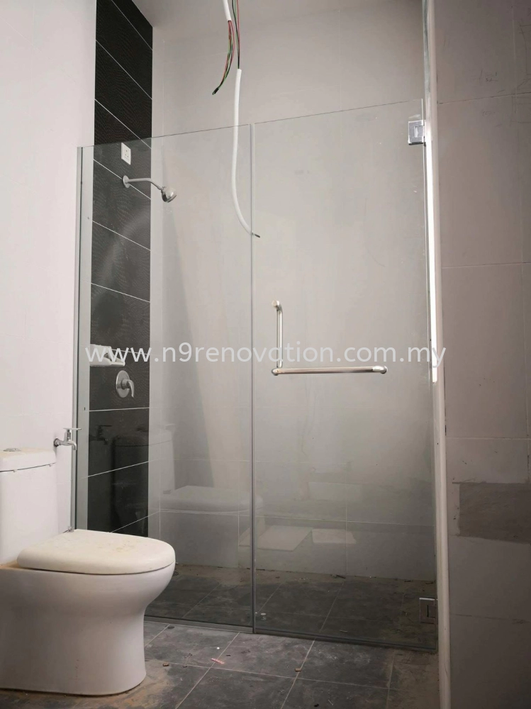 Shower Screen Tempered Glass