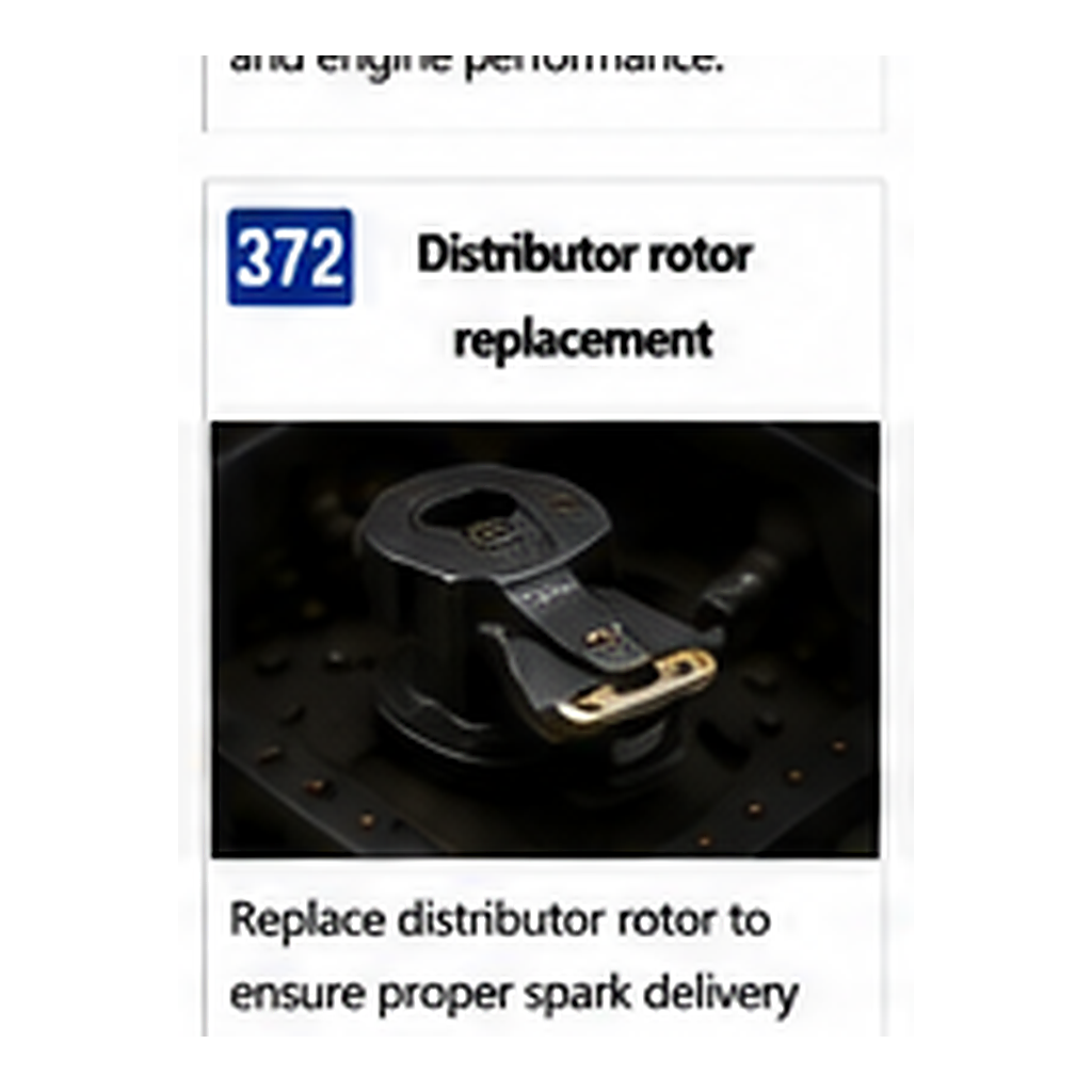 Distributor Rotor Replacement