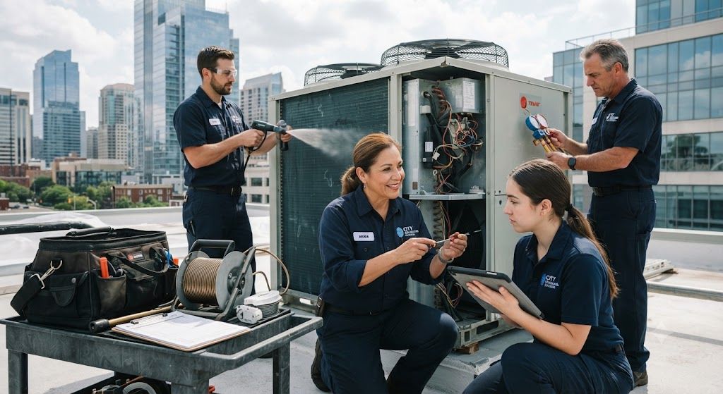 Commercial air conditioning maintenance