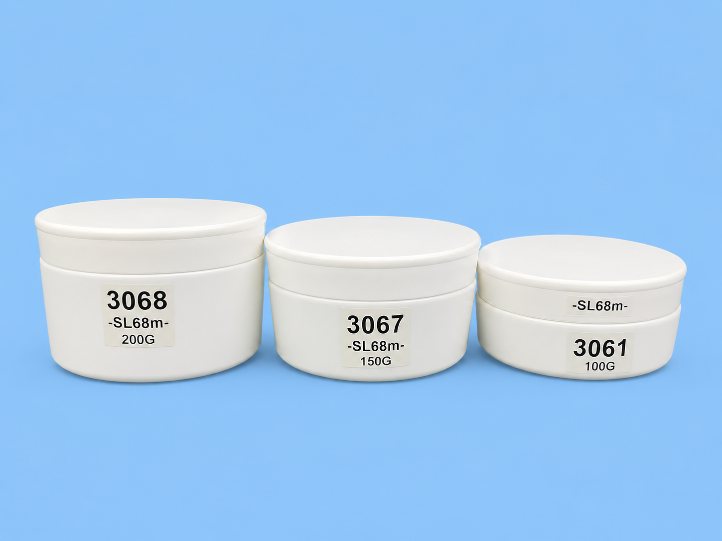 100-200g Cosmetics Jar  : 3068 & 3067 & 3061