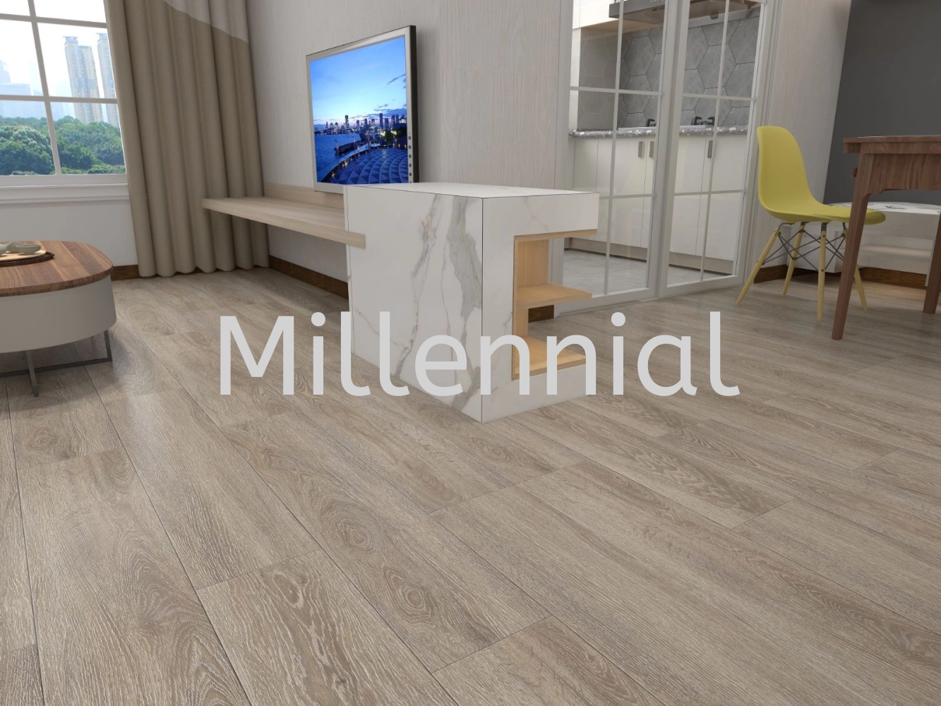 MD 60 - 3mm Millennial Basix Vinyl Plank