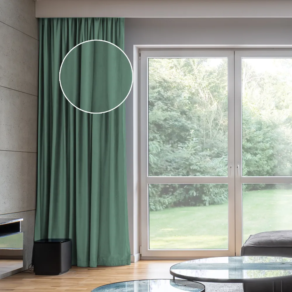 Plain Minimalist Blackout Curtain (60%-80%) 57"