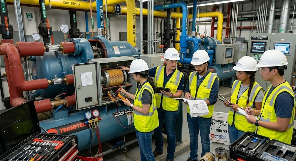 Screw chiller service technician program