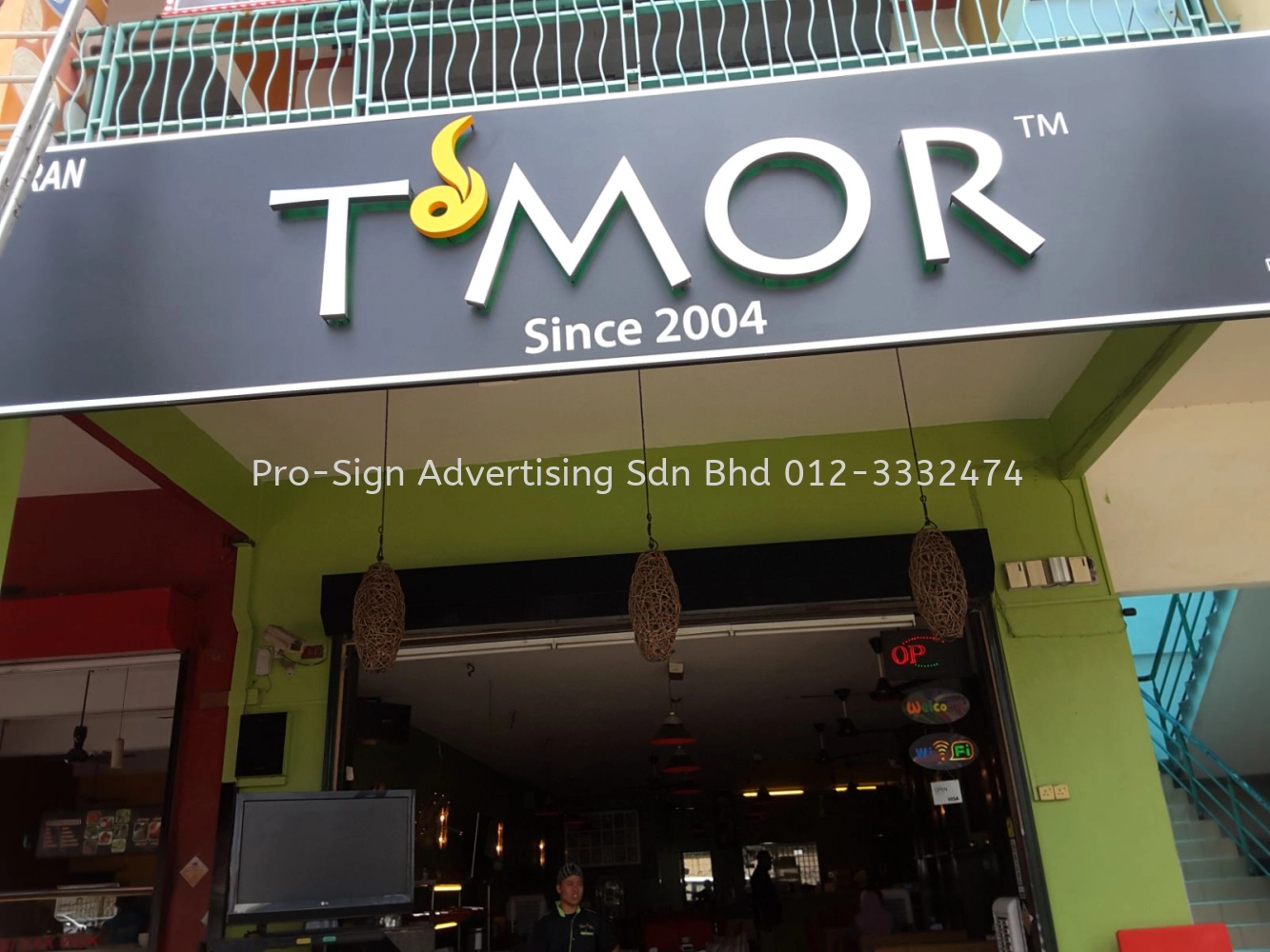 PAPAN TANDA RESTORAN (RESTORAN TMOR PLACE, AMPANG JAYA, 2016)