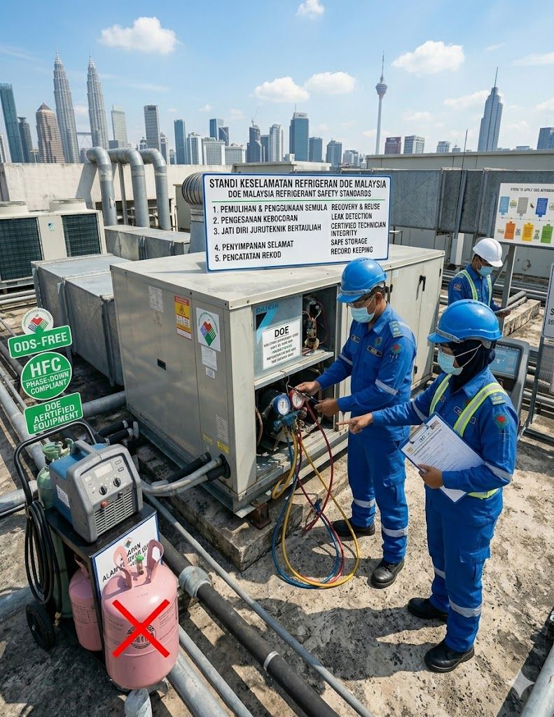 refrigerant safety standards Malaysia DOE