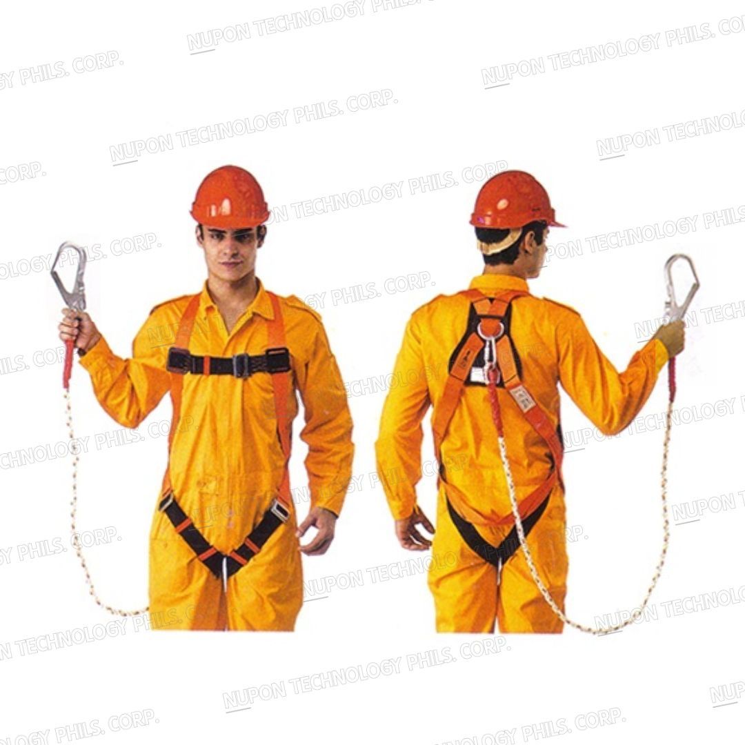 Full Body Harness Built-in with Lanyard & Snap Hook