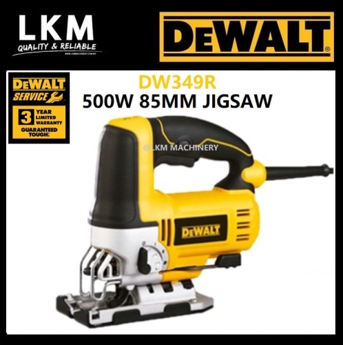 Dewalt 85mm JigSaw 500W DW349R