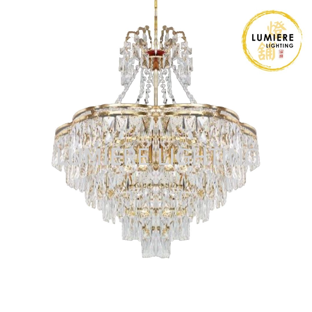 Post Modern Nordic Luxury Gold Chandelier Light