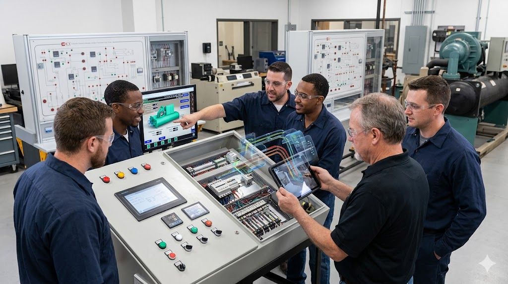 Chiller control panel training