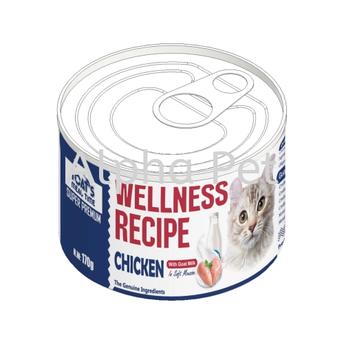 Icat's Super Premium Wellness Recipe - Chicken With Goat Milk In Soft Mousse (85G | 170G )