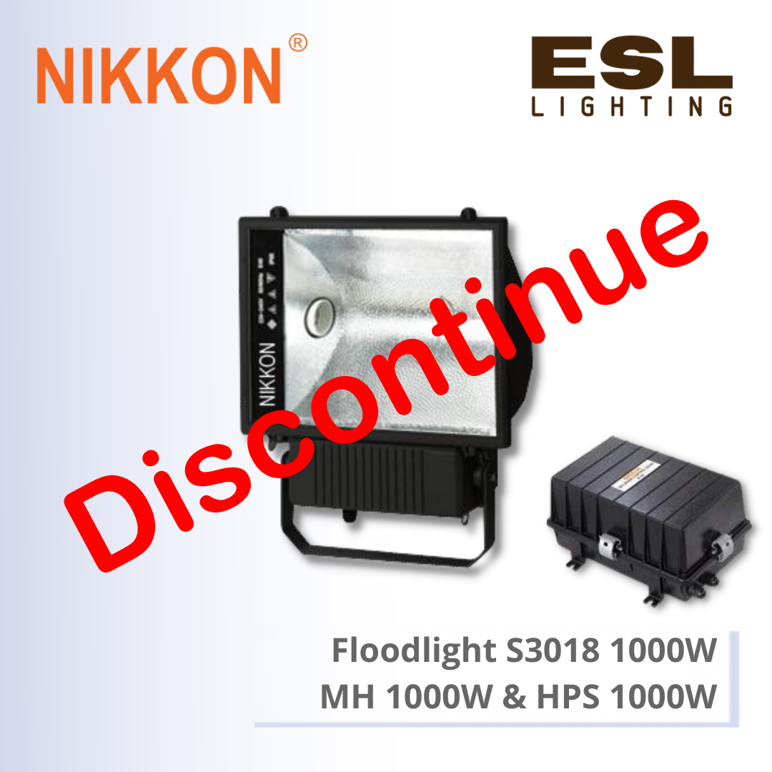 [DISCONTINUE] NIKKON LED FLOODLIGHT FLOODLIGHT S3018 1000W with remote control gear E40 - S3018 MH 1000W S3018 HPS 1000W