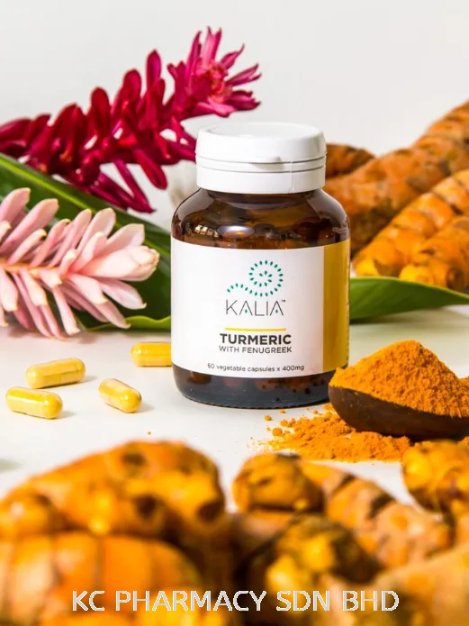 (NEW PRODUCT) KALIA TURMERIC WITH FENUGREEK 30 Capsules x 400mg