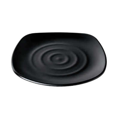 Hoover Melamine Square Plate Black