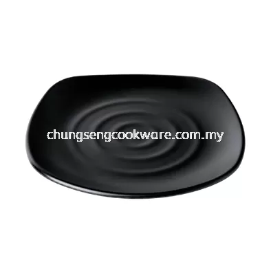 Plat Segi Empat Melamine Hoover Hitam