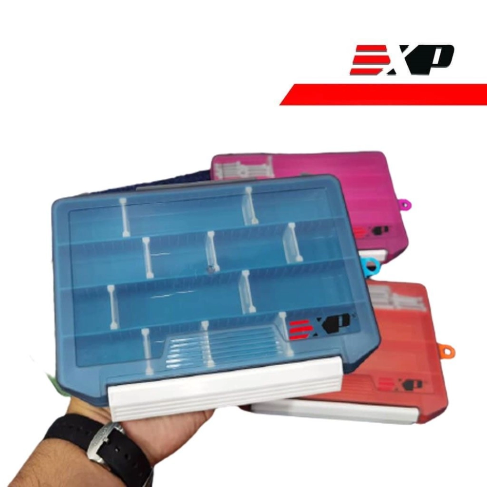 EXP Fishing Ziggy Lure Box 20x14x3 (cm) EASY CARRY kotak umpan TB-210 Custom slot Premium quality FISHING TACKLE BOX