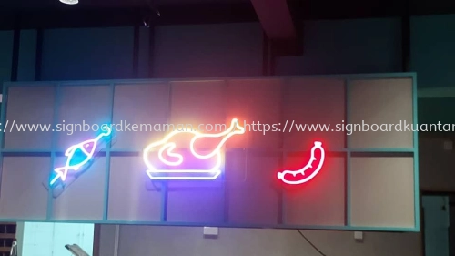 CUSTOM DESIGN INDOOR LED NEON LIGHT LETETR SIGNAGE AT KEMAMAN TERENGGANU MALAYSIA