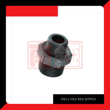 Poly Hex Red Nipple