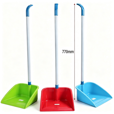 NISO PLASTIC HANDLE DUSTPAN