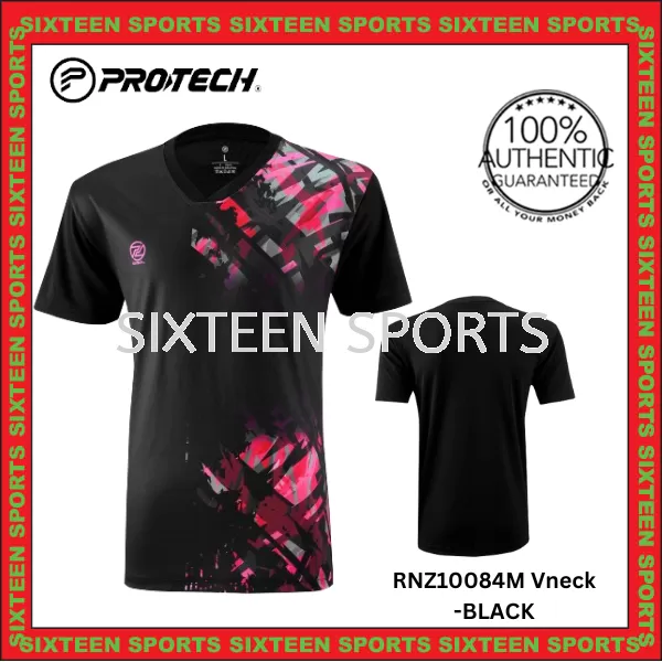 PROTECH Dry Fit Sport Graphic T-Shirt | Black | RNZ10084M