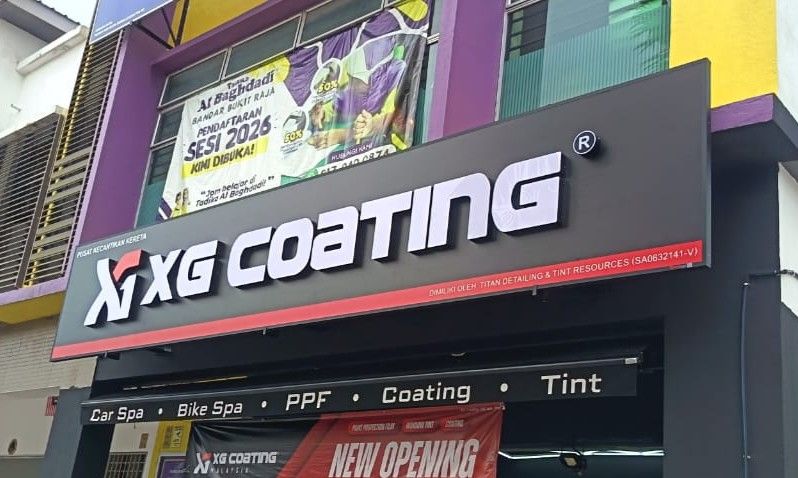 店铺 3D LED 正面发光立体字 + Polybase 招牌供应商 | Kepala Batas、Tikam Batu & Sungai Petani