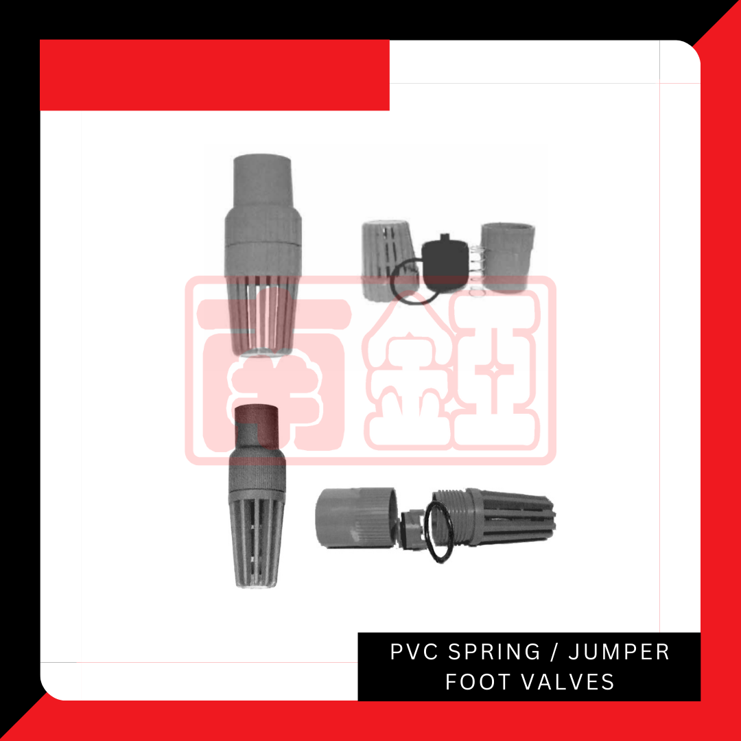 PVC Spring / Jumper Foot Valves