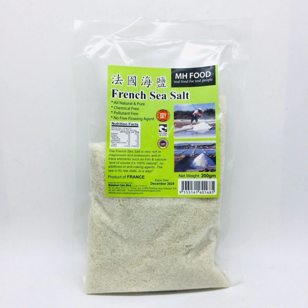 MH Food French Fine Sea Salt 法國有機海鹽（細） 200g