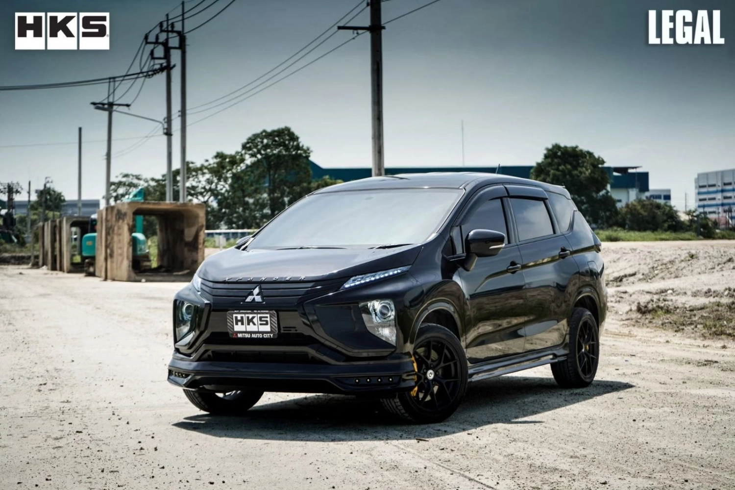 HKS LEGAL MITSUBISHI XPANDER CARBON TAIL