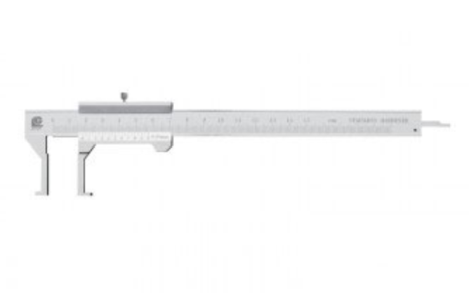 GUANGLU Vernier Open-Type Flat Head Internal Groove Caliper